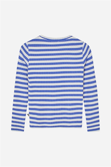 Mads Nørgaard 5x5 Classic Stripe - Talika Top Amparo - Blå/Vanilla Ice